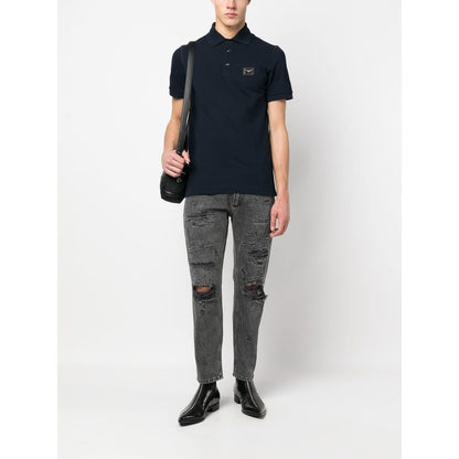 Dolce & Gabbana Logo cotton polo shirt