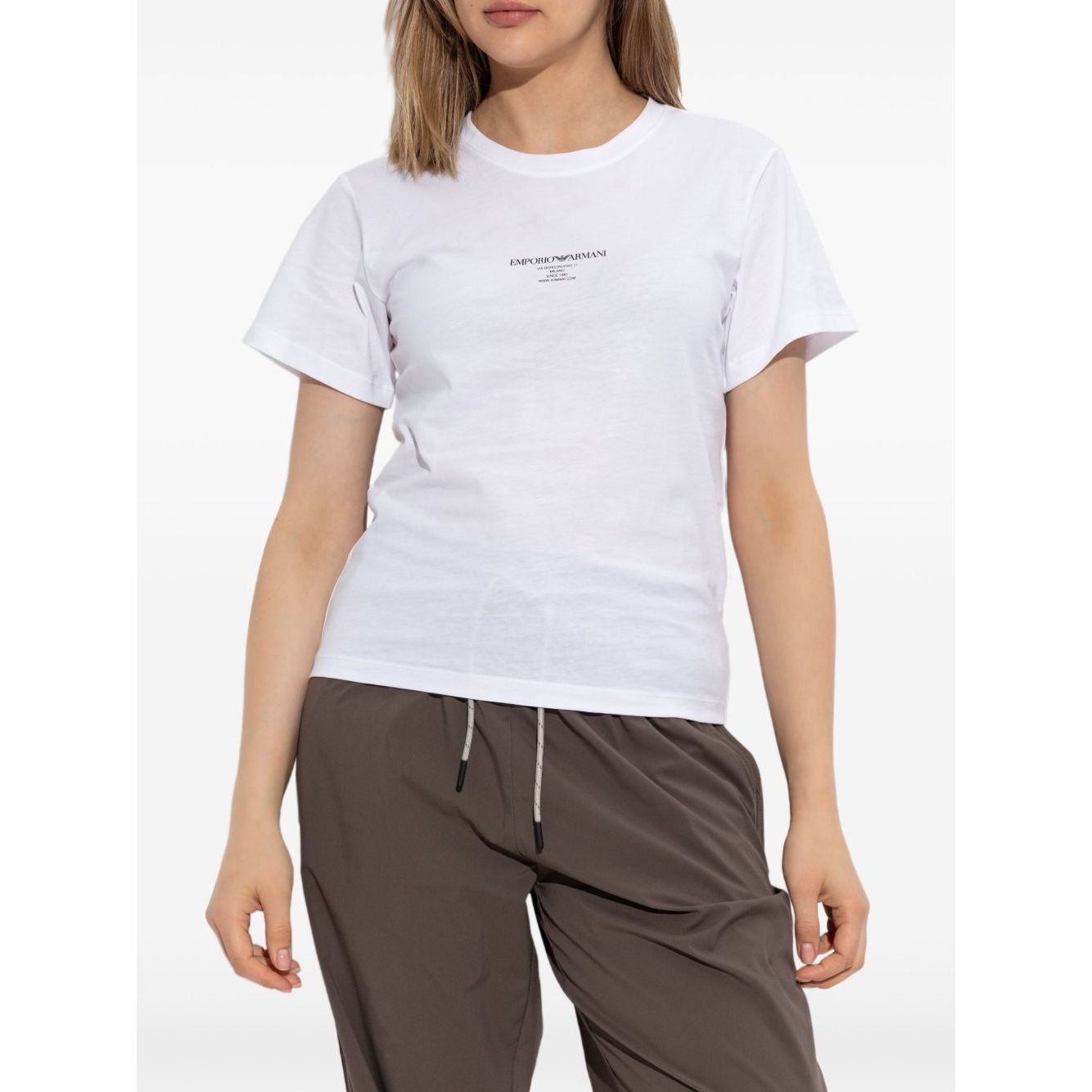Emporio Armani T-shirts and Polos White