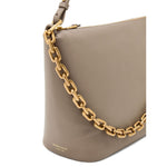 Emporio Armani Medium leather hobo bag with chain Handbag