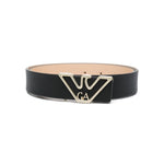 Emporio Armani logo-buckle belt