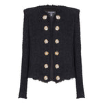 Balmain Edge-to-edge tweed jacket