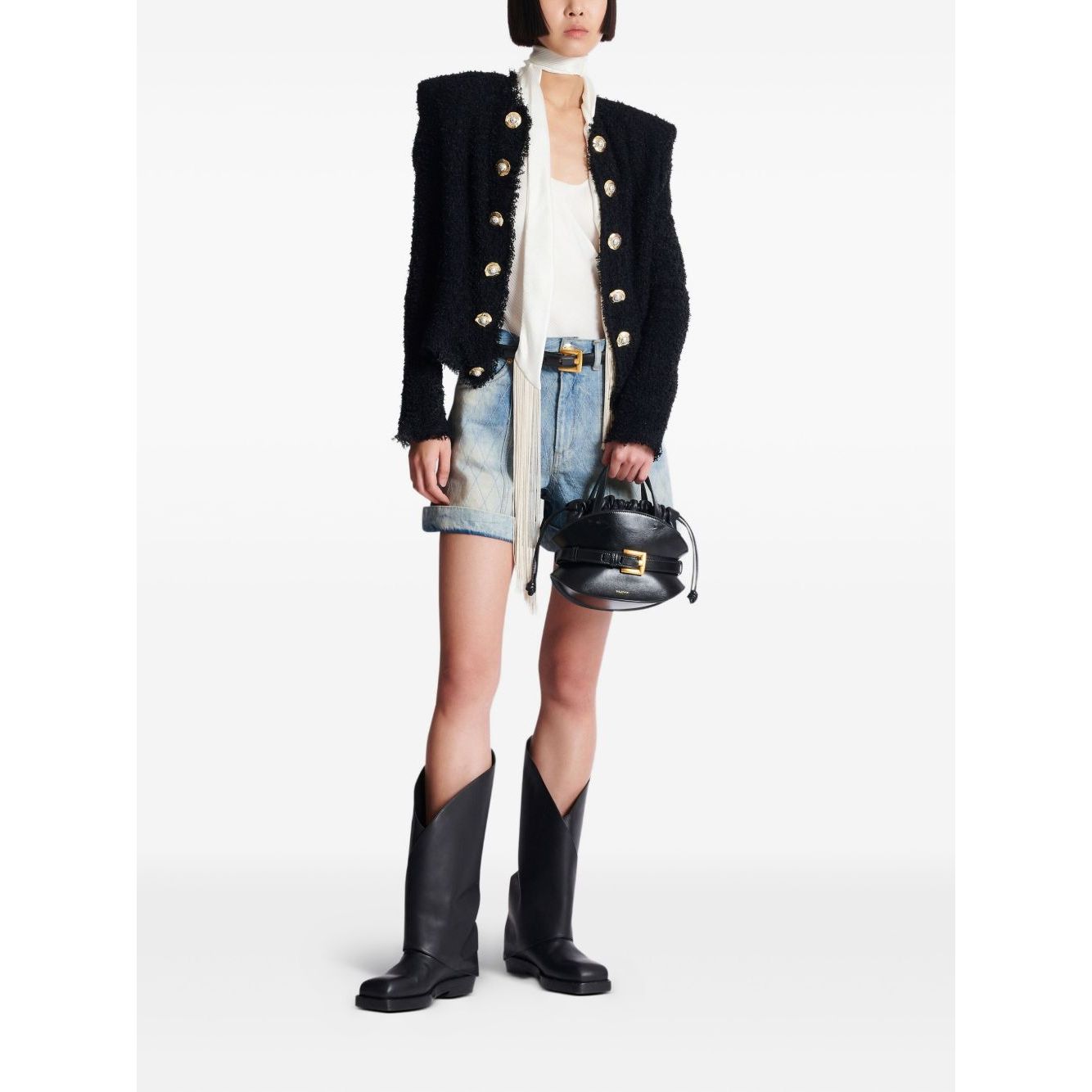 Balmain Edge-to-edge tweed jacket