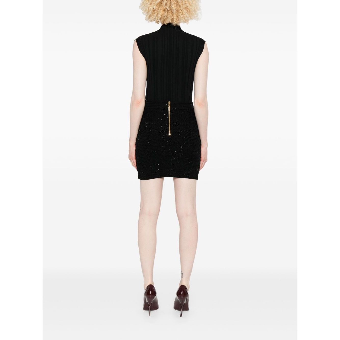 Balmain Tweed Mini Skirt