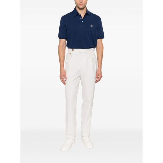 Brunello Cucinelli Logo-print polo shirt