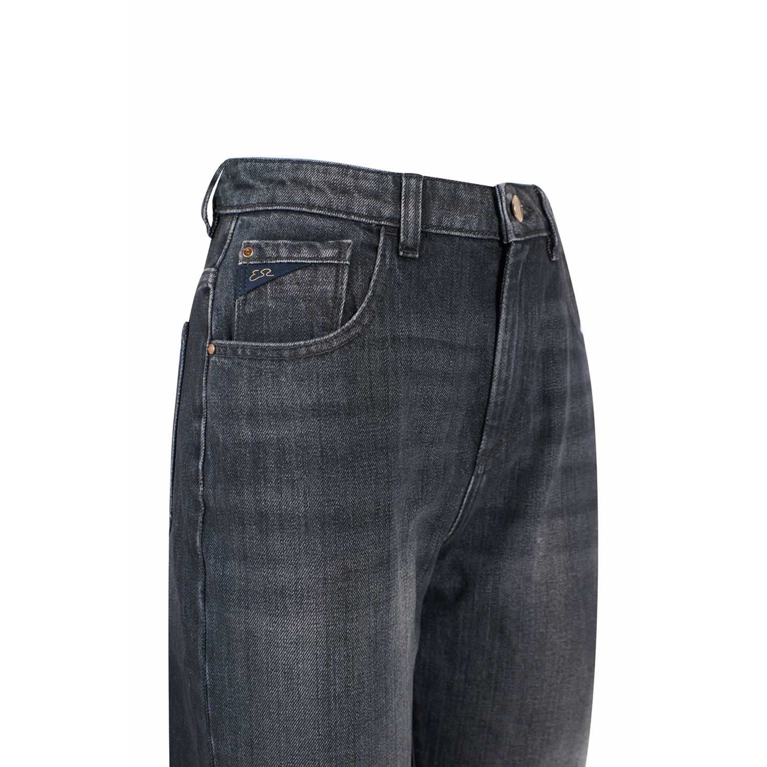 Yes Zee Black Cotton Jeans Denim