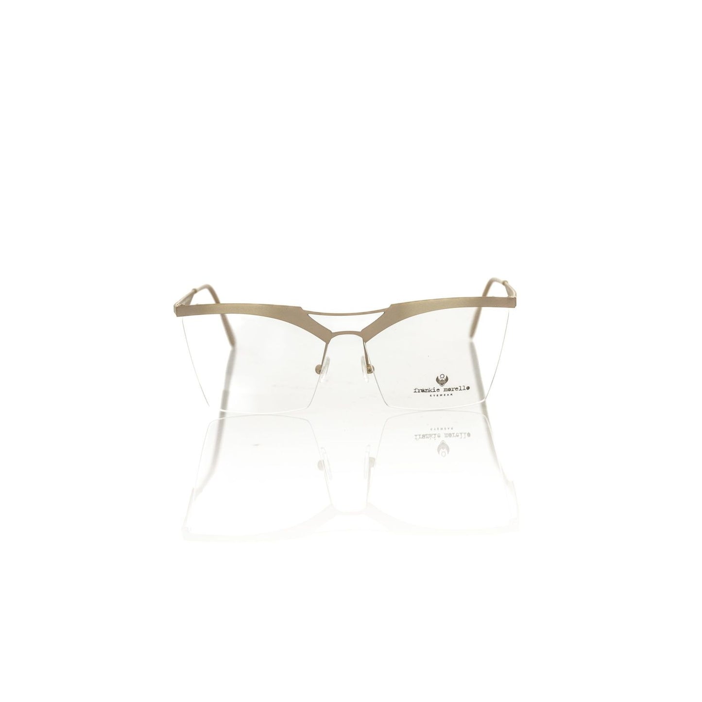 Frankie Morello Brown Metallic Women's Eyeglass Frame