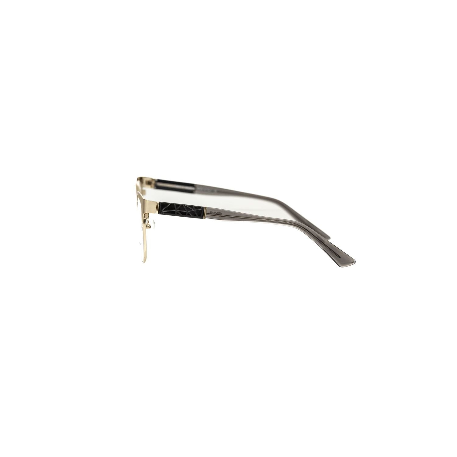 Frankie Morello Gold Metallic Women's Eyeglass Frame