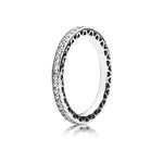 PANDORA JEWELS Mod. SPARKLE & HEARTS - RING - Size 50 Ring