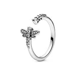 PANDORA JEWELS Mod. SPARKLING DRAGONFLY - RING - Size 54 Ring