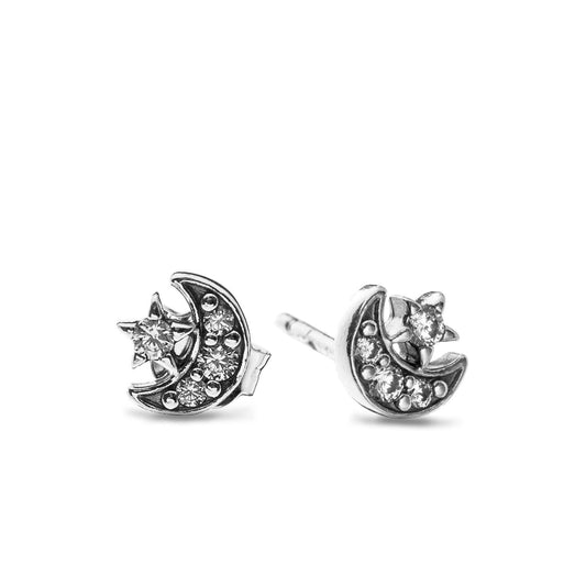 PANDORA JEWELRY Mod. SPARKLING DOUBLE HOOP EARRINGS