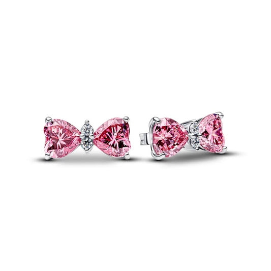 PANDORA Mod. SPARKLING DOUBLE HOOP EARRINGS