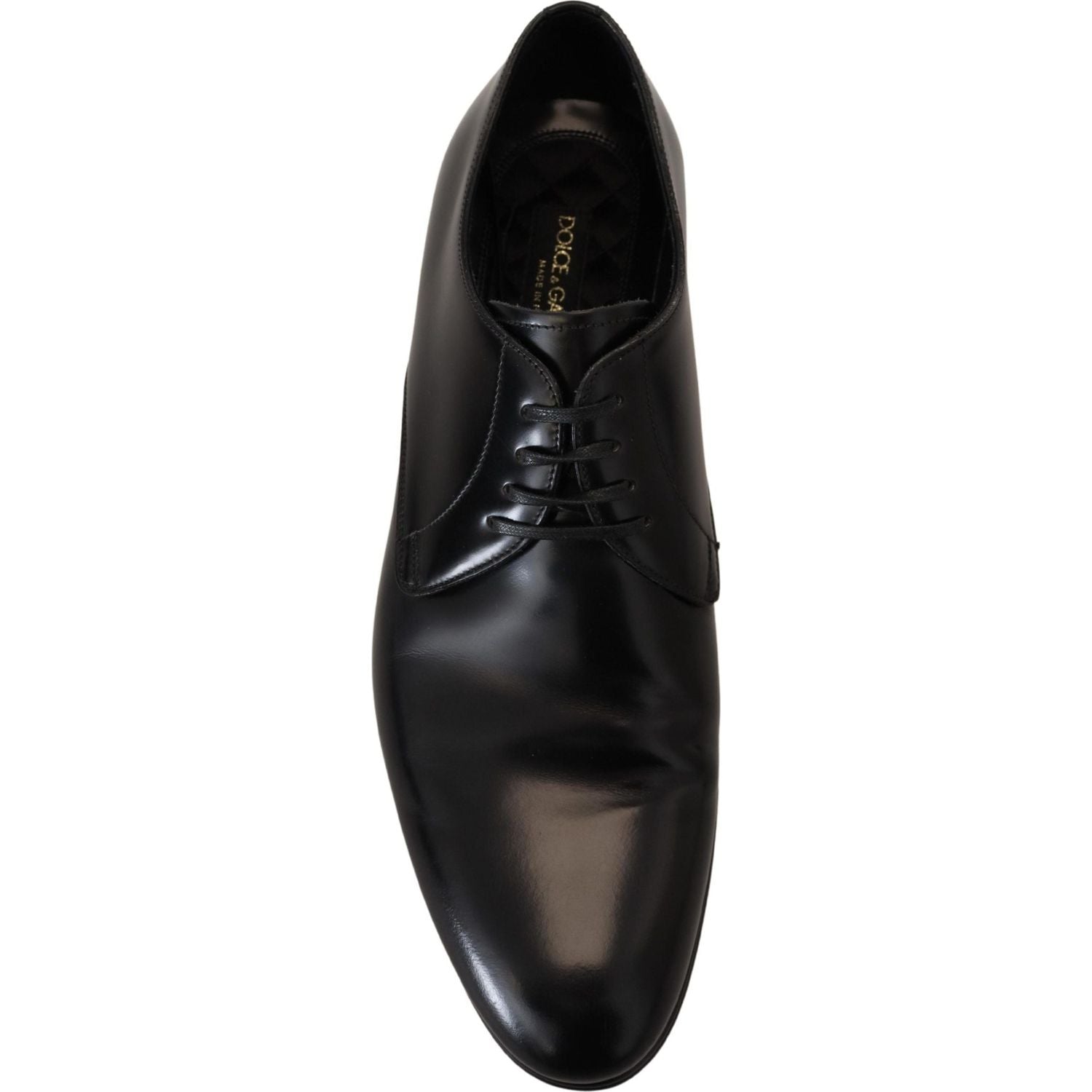 Dolce & Gabbana Black Leather Formal Dress Shoes