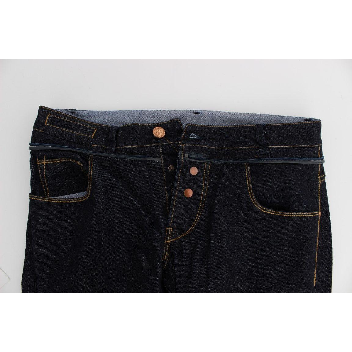 Acht Blue Cotton Regular Straight Fit Jeans