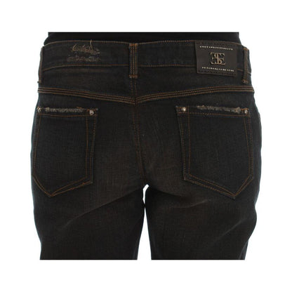 Ermanno Scervino Blue Wash Cotton Boyfriend Jeans