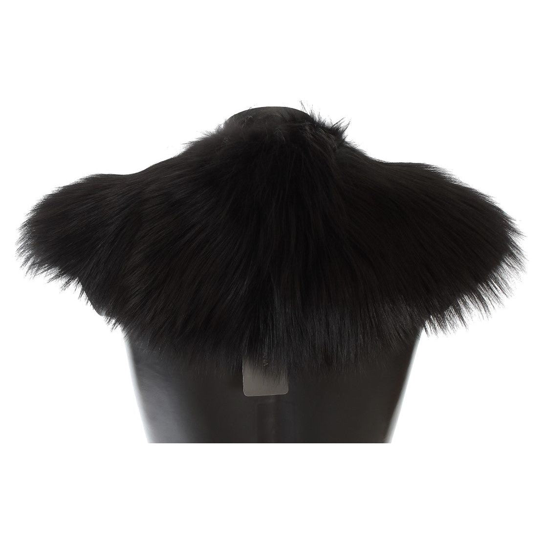 Dolce & Gabbana Black Fox Fur Collar Scarf
