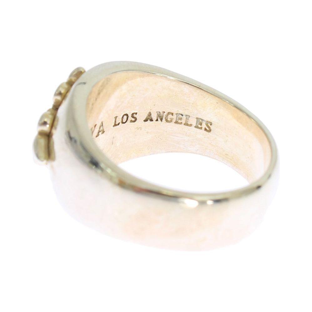 Nialaya Silver Crest 925 Sterling Ring Ring