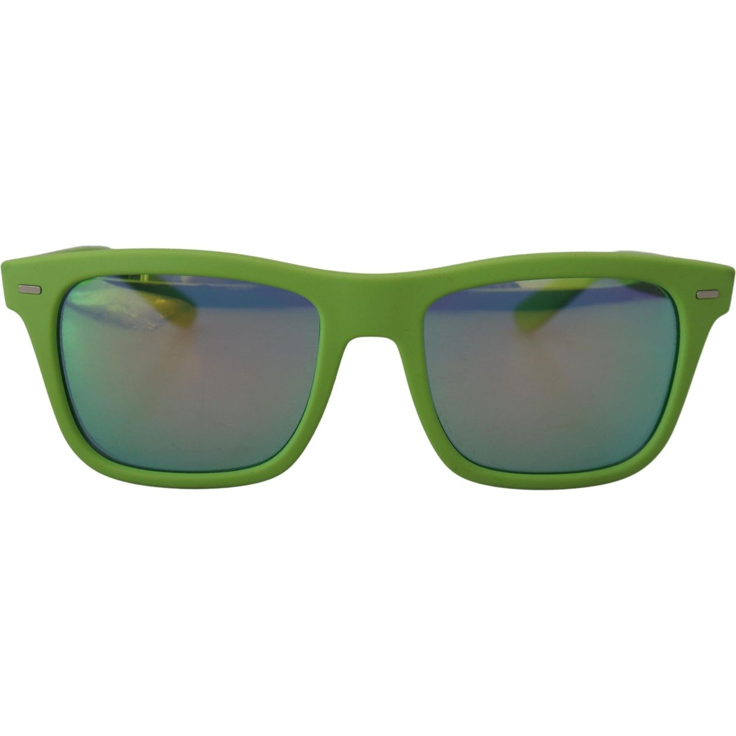 Dolce & Gabbana Green Rubber Full Rim Frame Shades DG6095 Acid Sunglasses