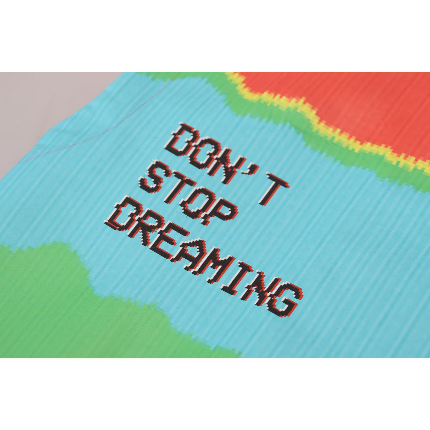 Dolce & Gabbana Multicolor TV Print Blouse Cotton  T-shirt