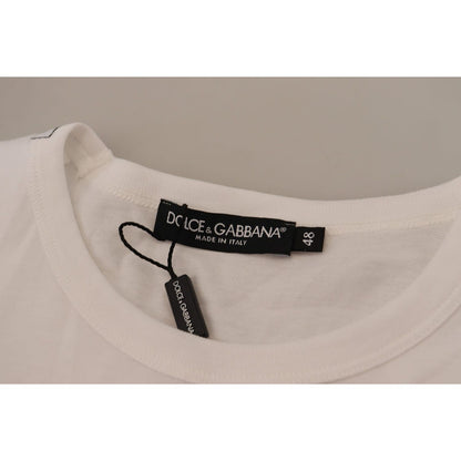 Dolce & Gabbana White Flap Pocket Short Sleeves T-shirt