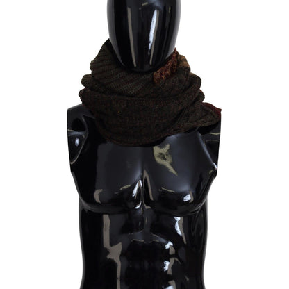 Dolce & Gabbana Multicolor Knitted Men Neck Wrap Shawl Scarf