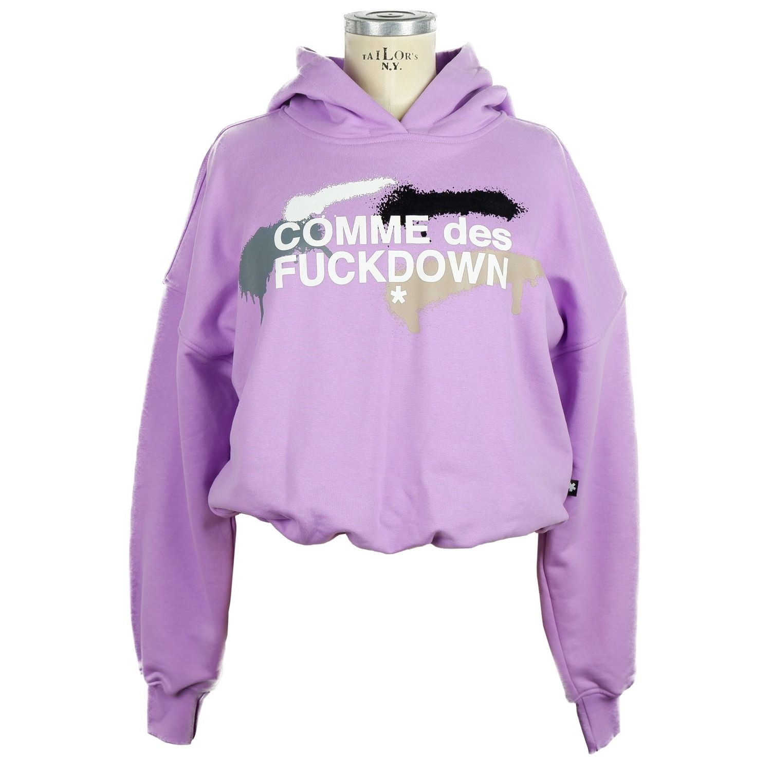Comme Des Fuckdown Purple Cotton Hoody