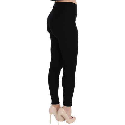 Dolce & Gabbana Black Slim Fit Women Cashmere Pants