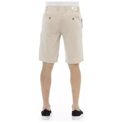 Baldinini Trend Beige Cotton Men Bermuda Short