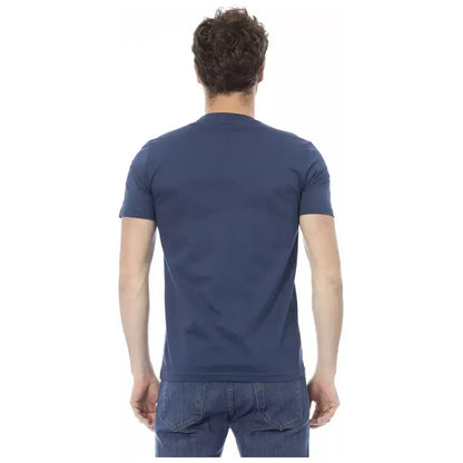 Baldinini Trend Blue Cotton Men T-Shirt