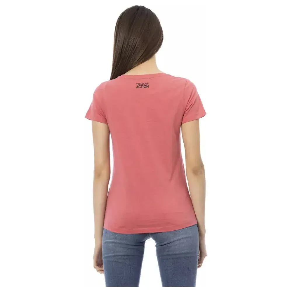 Trussardi Action Multicolor Cotton T-Shirt