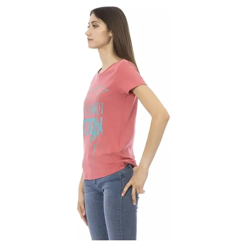 Trussardi Action Multicolor Cotton T-Shirt