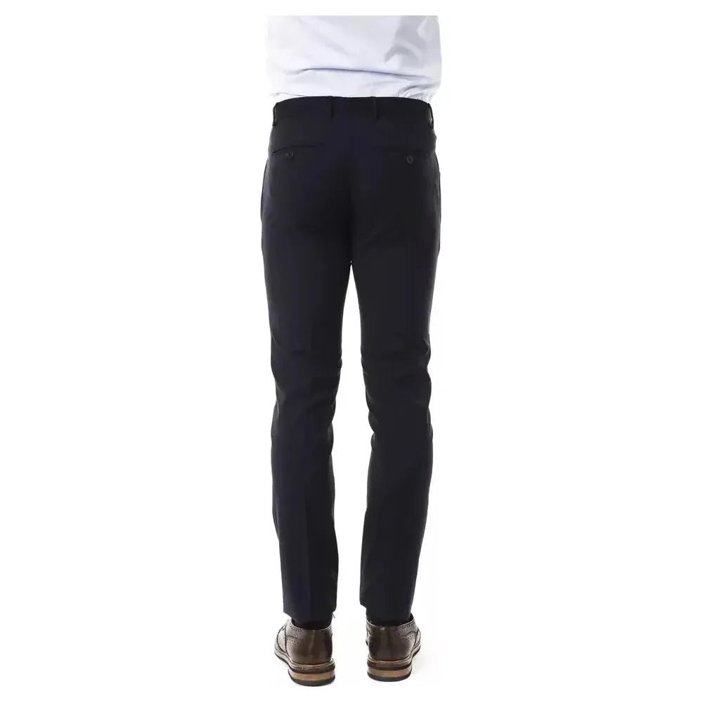 Uominitaliani Gray Wool Men Pant