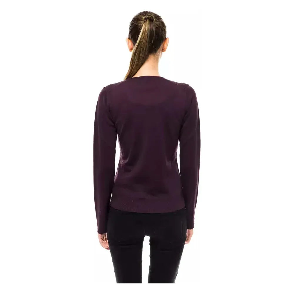 Montana Blu Purple Wool Women's Sweater