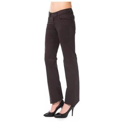 Ungaro Fever Brown Cotton Women Pants
