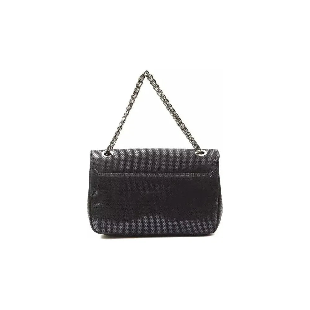 Pompei Donatella Blue Leather Women Crossbody