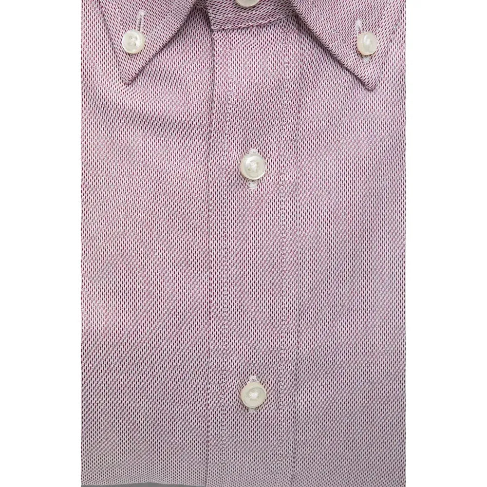 Robert Friedman Red Cotton Men Shirt