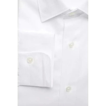 Robert Friedman White Cotton Men's Shirt