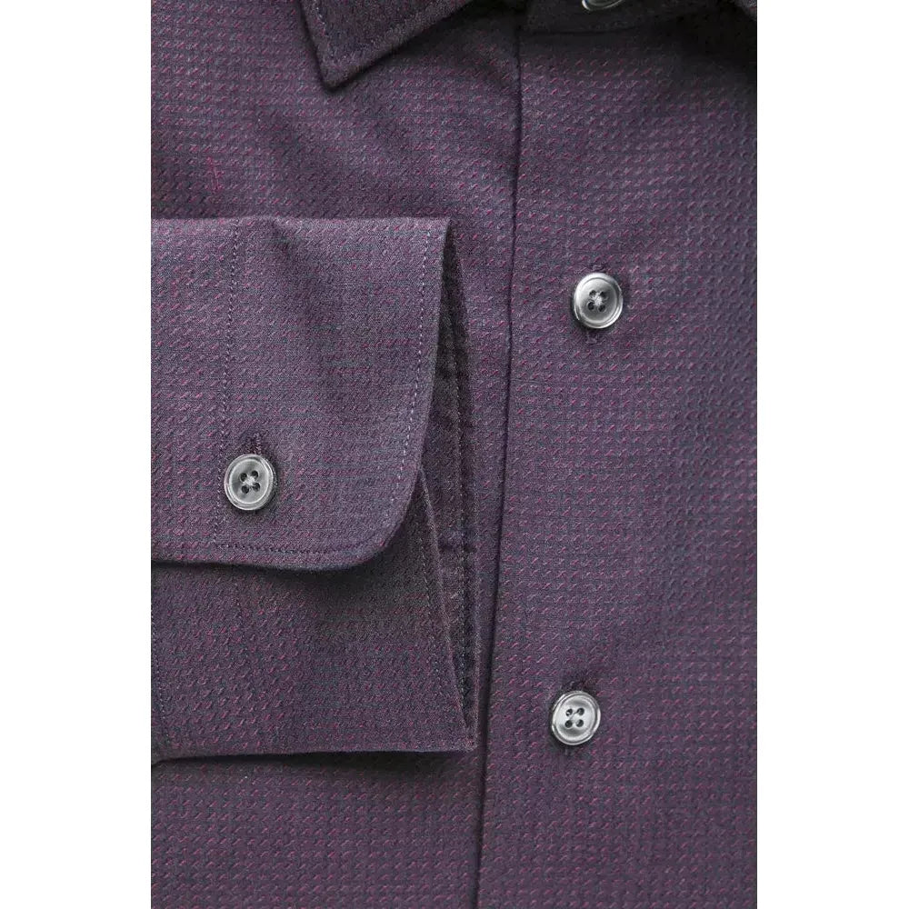 Robert Friedman Burgundy Cotton Shirt