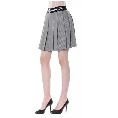 BYBLOS Black Viscose Women Skirt