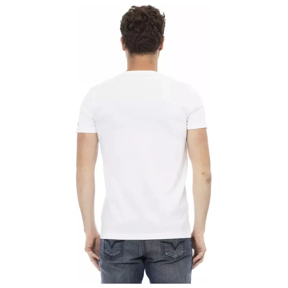 Trussardi Action White Cotton T-Shirt