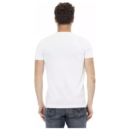 Trussardi Action White Cotton T-Shirt