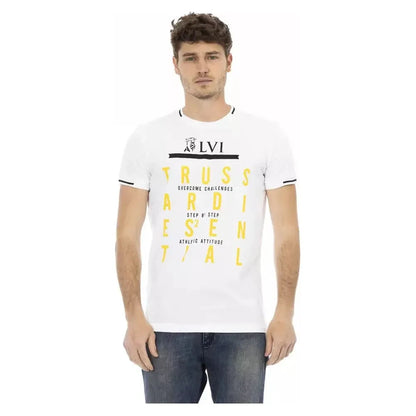 Trussardi Action White Cotton Men's T-Shirt