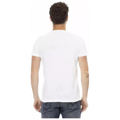 Trussardi Action White Cotton Men's T-Shirt