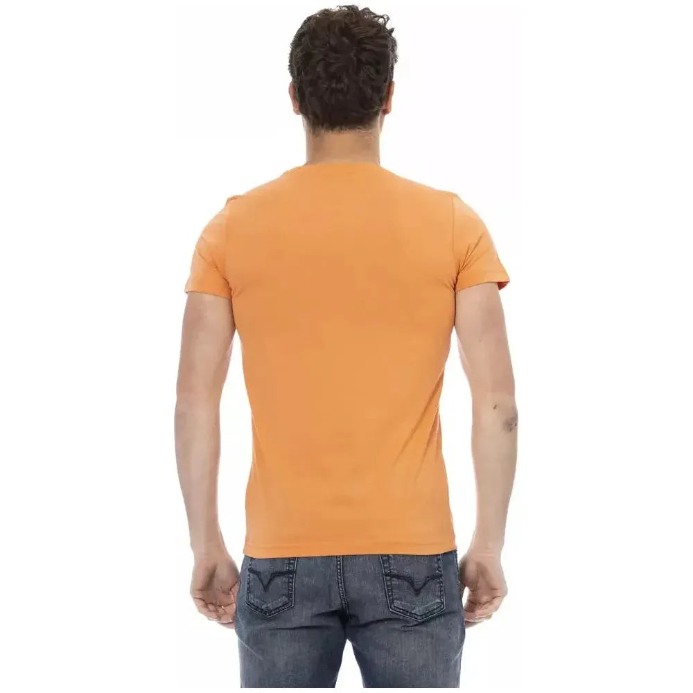 Trussardi Action Orange Cotton Men's T-Shirt