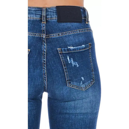 Frankie Morello Blue Denim Women's Jeans