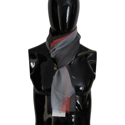 Costume National Multicolor Cotton Shawl Wrap Scarf