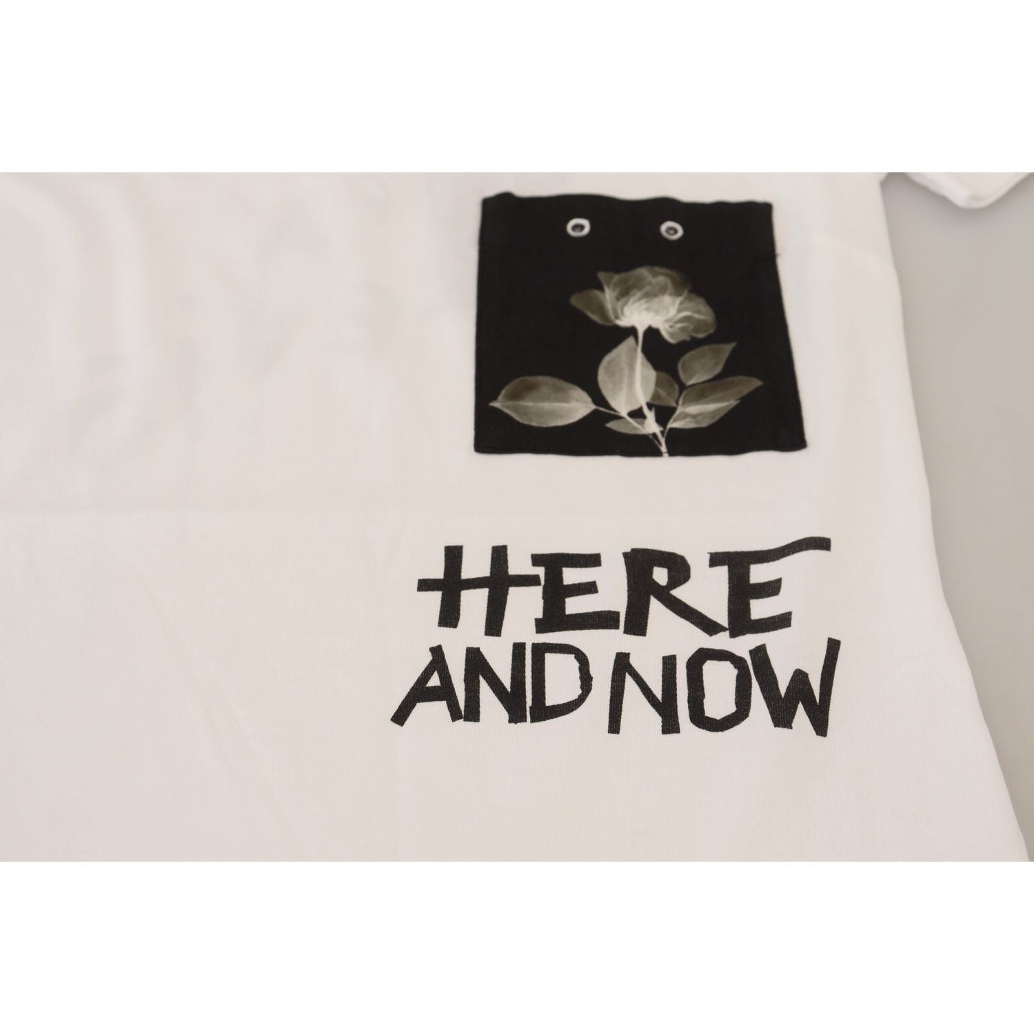 Dolce & Gabbana White Cotton T-shirt Crewneck T-shirt