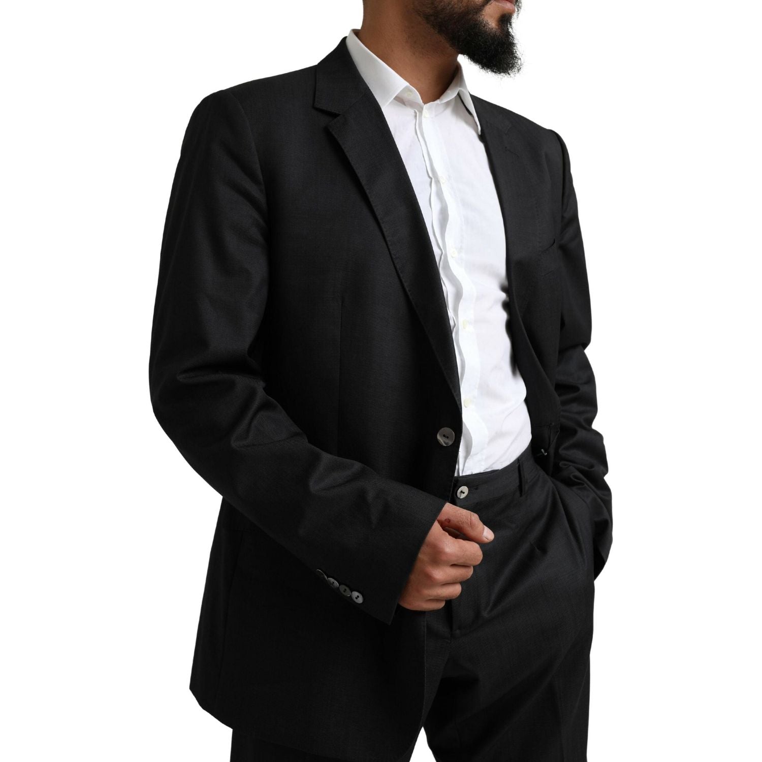 Dolce & Gabbana Black MARTINI Single Breasted 2 Piece Suit