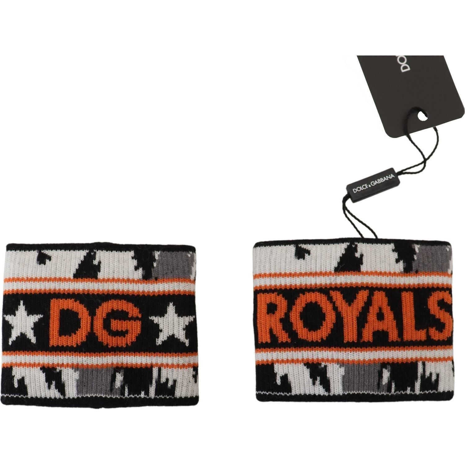 Dolce & Gabbana Orange and gray Two Piece Set DG Royal Wristband