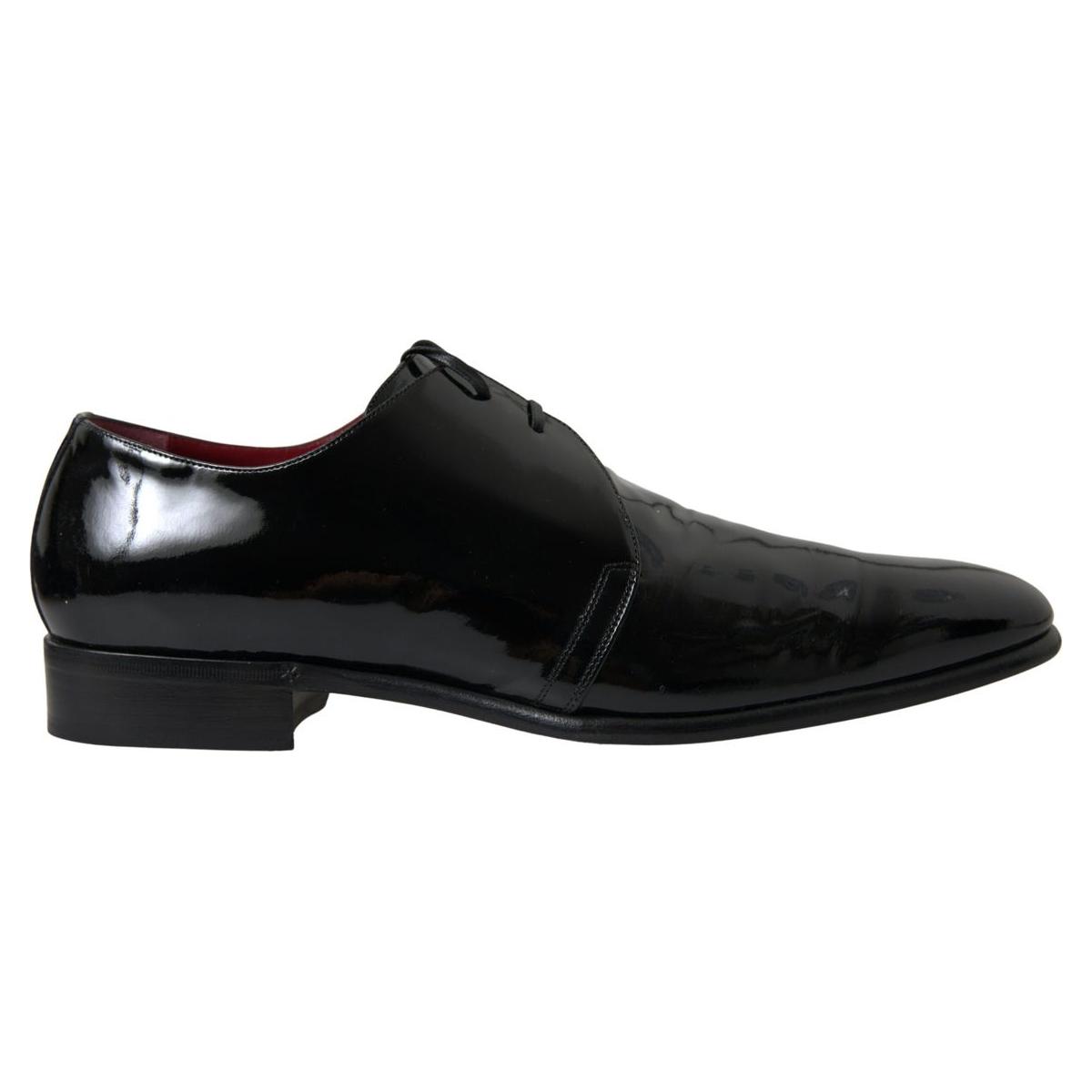 Dolce & Gabbana Black Patent Leather Formal Shoes