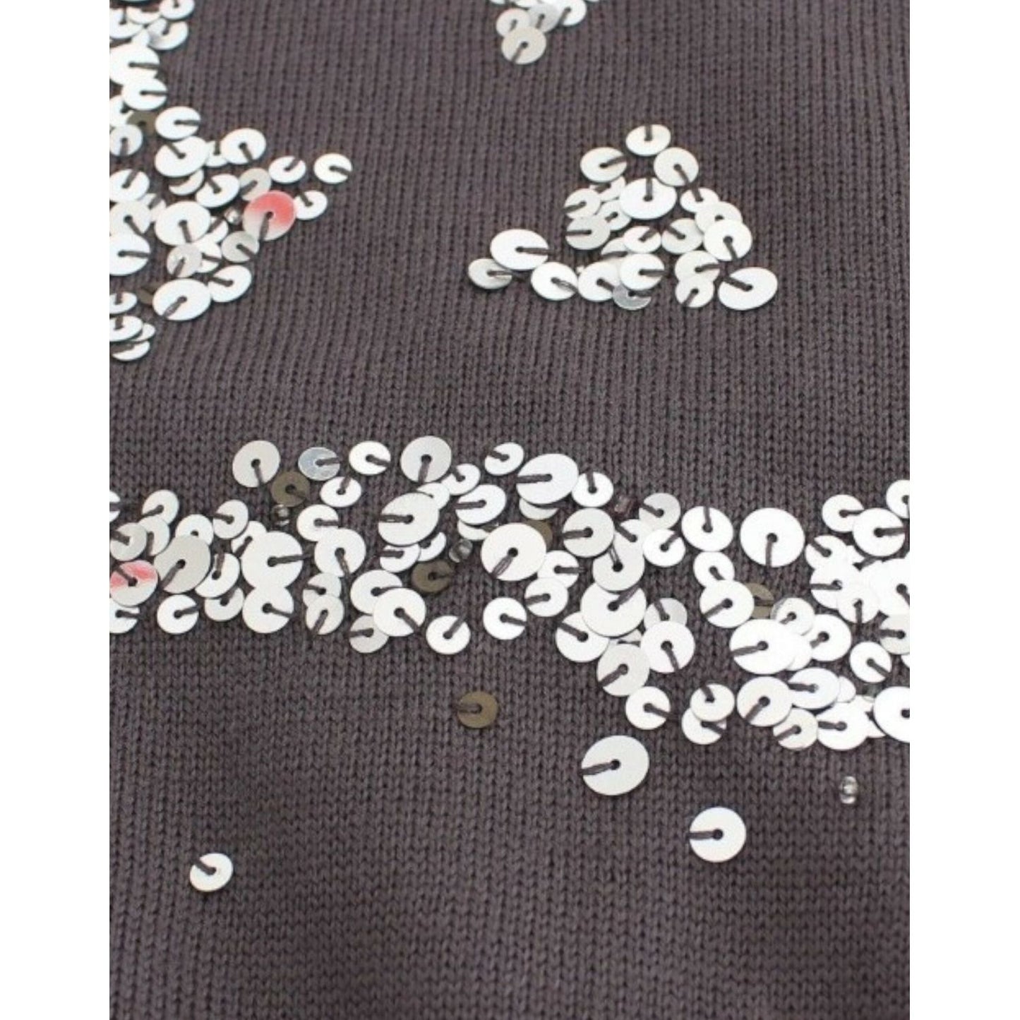 John Galliano Brown turtleneck cotton sweater